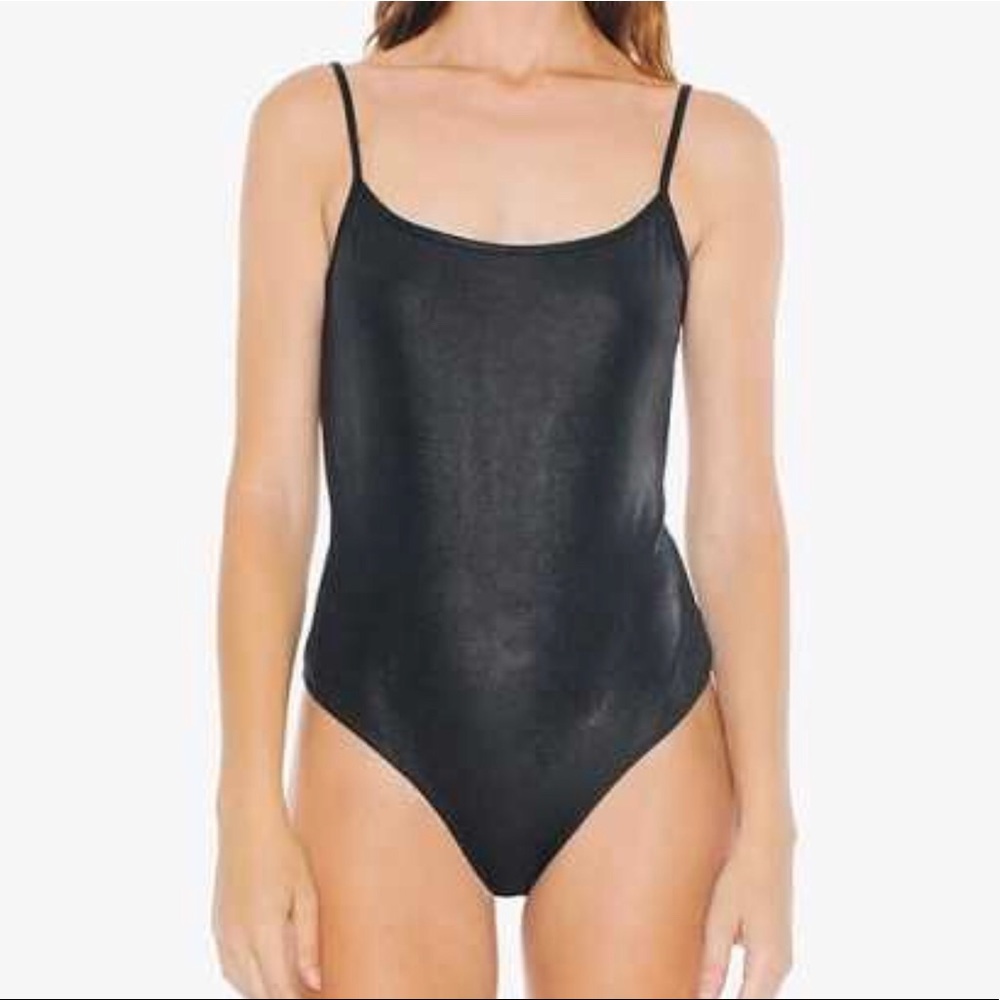 American Apparel metallic bodysuit